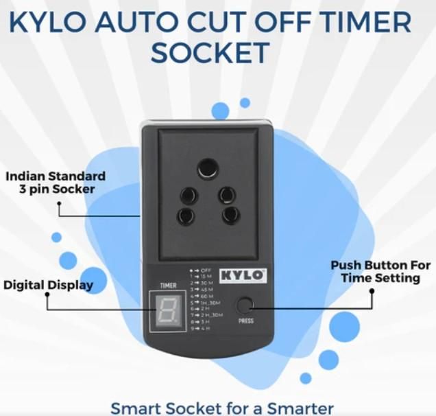 Automatic Cut Off Timer Switch Plug